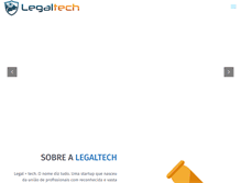 Tablet Screenshot of legaltech.com.br